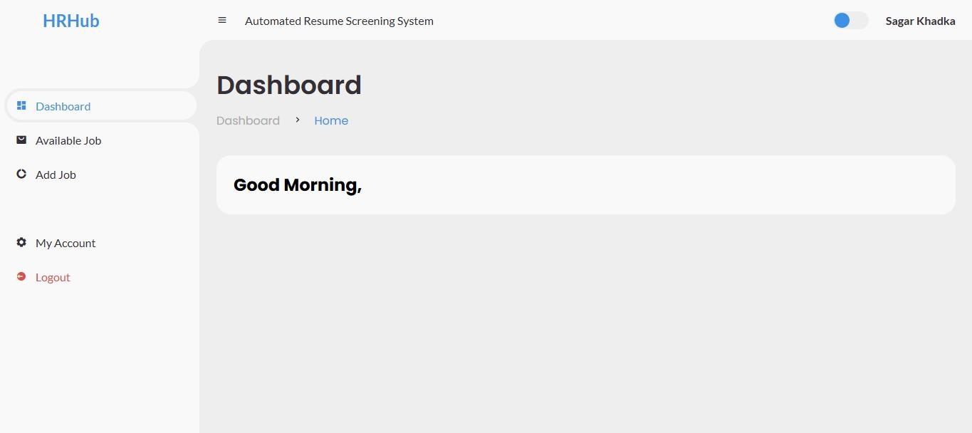 Automated Resume Screening System